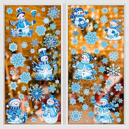 Amazon Heyah Christmas Window Clings Christmas Gnome Window Clings