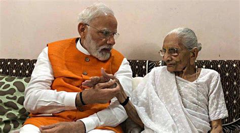 Who Is Heeraben Modi Pm Narendra Modis Mother Admitted To Hospital