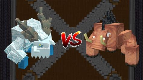 Frostmaw Vs Mutant Hoglin 1165 Minecraft Mob Battle Youtube