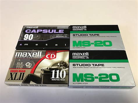 Maxell Cassette Lot Metal And Type Ii Tapes Reverb