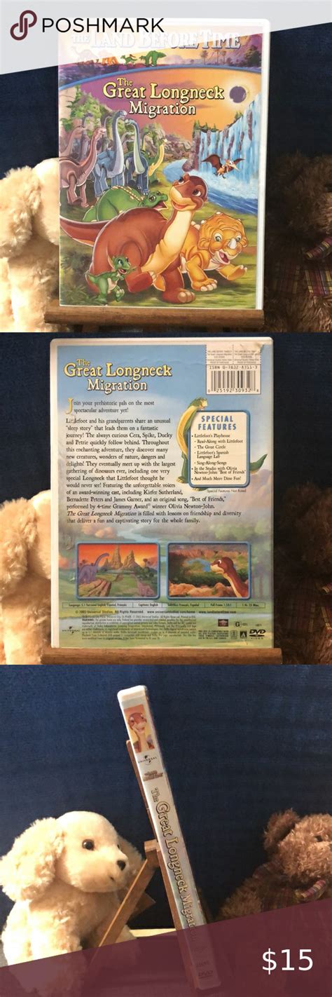 The Land Before Time: the Great Longneck Migration DVD Universal Land Before Time, Ducky ...