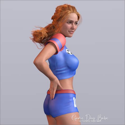 Game Day Babe G D Figure Assets Rpublishing