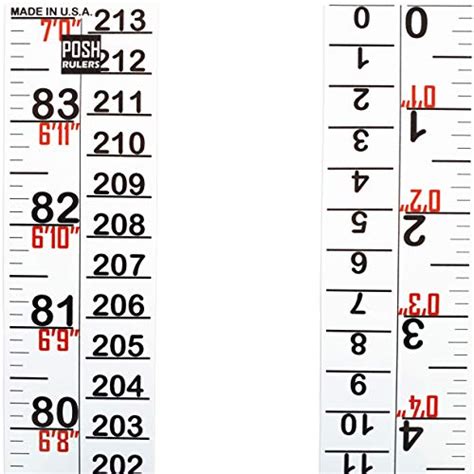 Growth Chart Height Indicator Tape Ruler Height Measure Made In Usa B076hpbp3t Amazon