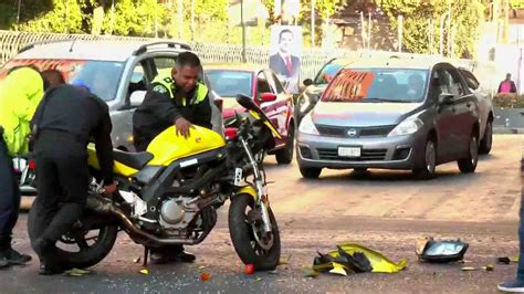 Motociclista Herido En Accidente En Marina Nacional Y Circuito Interior