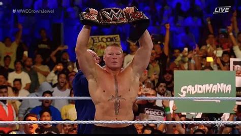 Wwe Crown Jewel Brock Lesnar Remporte La Revanche Contre Cain Velasquez