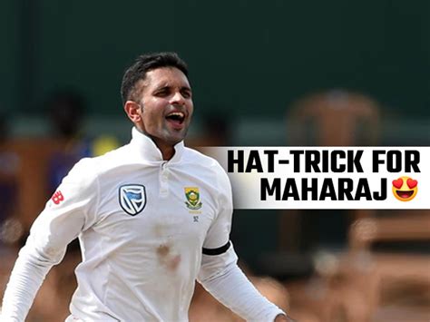 Keshav Maharaj hat-trick against WI | Keshav Maharaj vs West Indies | Keshav Maharaj becomes 2nd ...