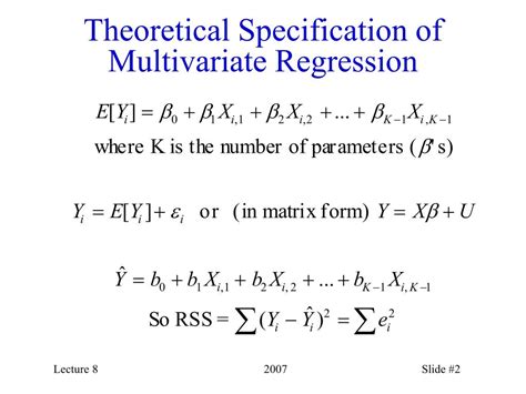 Ppt Multivariate Regression Analysis Powerpoint Presentation Free