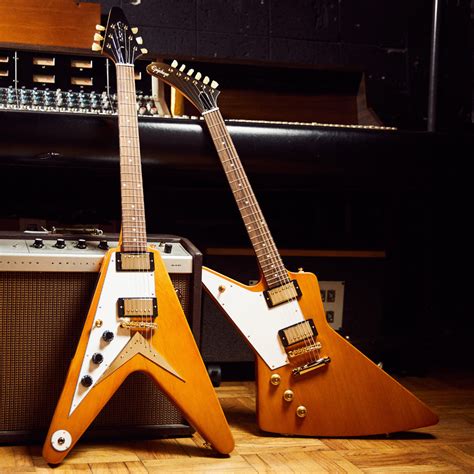 Epiphone 1958 Korina Flying V And Explorer Chicago Music Exchange