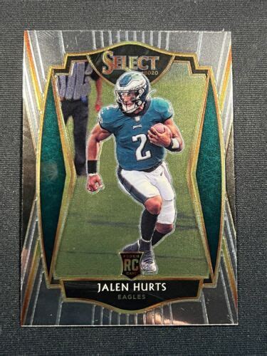 2020 Panini Select Jalen Hurts RC Rookie Premiere Level Base Card