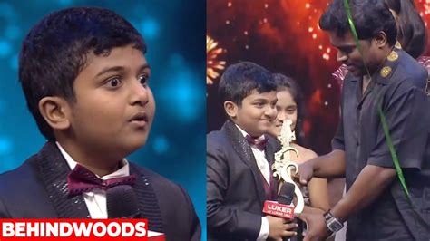 Super Singer Junior Season 8 Grand Finale Winner KRISHAANG கக Yuvan