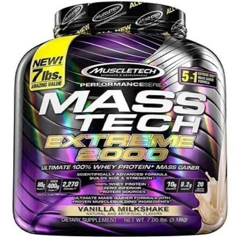 Proteina Muscletech Mass Tech Lbs Extreme Vainilla