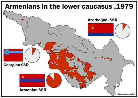 Armenians in the lower (Soviet) caucasus ,1979 [OC] : r/armenia