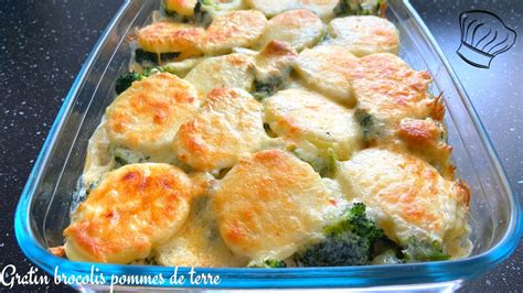 GRATIN BROCOLIS POMMES DE TERRE YouTube