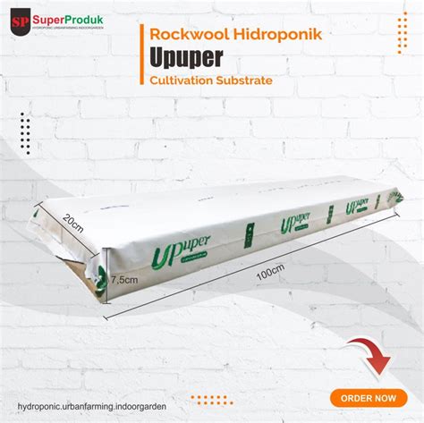 Rockwool Upuper Media Tanam Hidroponik