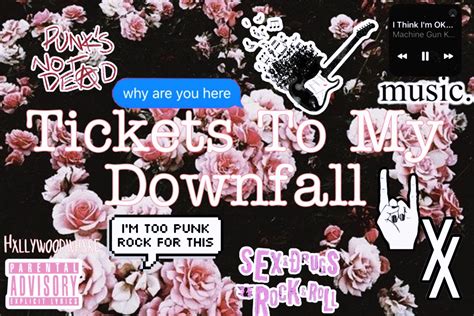 Tickets To My Downfall Wallpapers - Wallpaper Cave