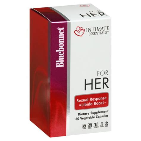 Bluebonnet Kosher Intimate Essentials For Her Sexual Response And Libido Boost 30 Vegetable