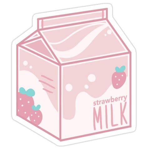 Strawberry Milk Sticker Artofit