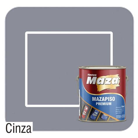 Tinta Para Piso e Muro Premium Maza 3 6 L Super Resistência Tinta