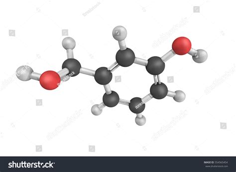 3d Structure Benzenemethanol Known Phenethyl Alcohol Stock Illustration 554565454 | Shutterstock