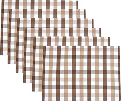 Aneco Pack Buffalo Plaid Placemats Place Mats X Inches