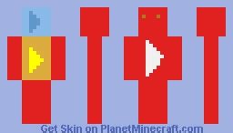 Mr youtube Minecraft Skin