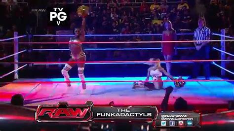 The Funkadactyls Vs Aj Lee And Tamina Snuka Video Dailymotion