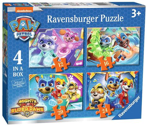 Paw Patrol Mighty Pups 4 in a Box | Children's Puzzles | Puzzles | Products | uk | Paw Patrol ...