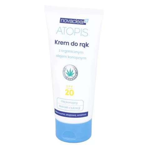 novaclear ATOPIS krem do rąk z olejem konopnym SPF 20 50 ml