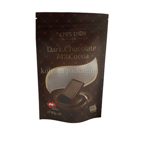 Resealable Pouches For Chocolate Stand Up Pouch Kolysen