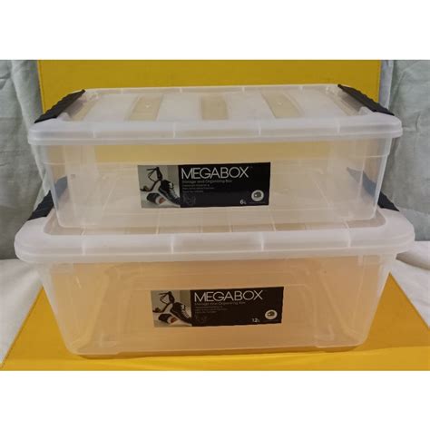 Megabox Storage And Organizing Box 6l 12l Mg 840 Mg 841 Shopee