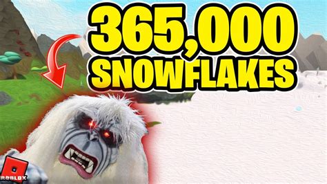 365K Snowflake Opening Did Somebody Say Yeti Giant Simulator YouTube