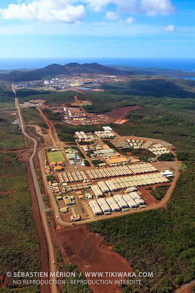 Mine Camp Of Nickel Factory Vale Nouvelle Calédonie Based In The