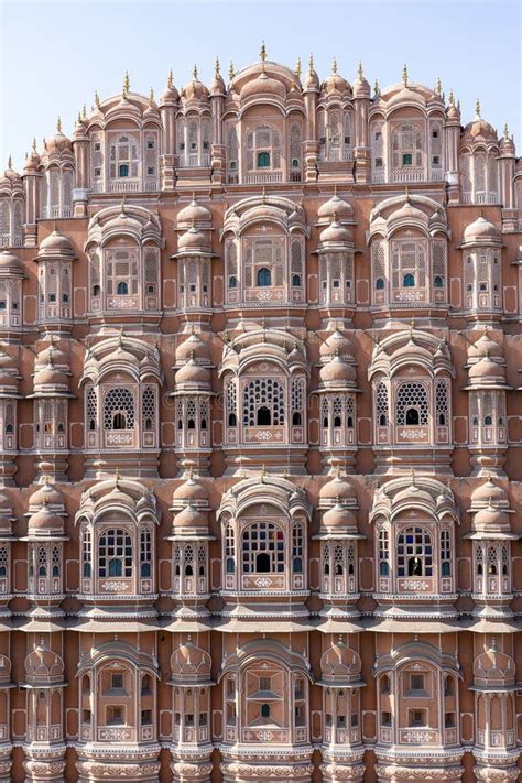 Hawa Mahal Pal Cio Cor De Rosa Dos Ventos Na Cidade Velha Jaipur