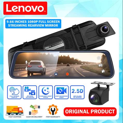 Lenovo Dashcam For Car V V Plus P P With Inch Streaming