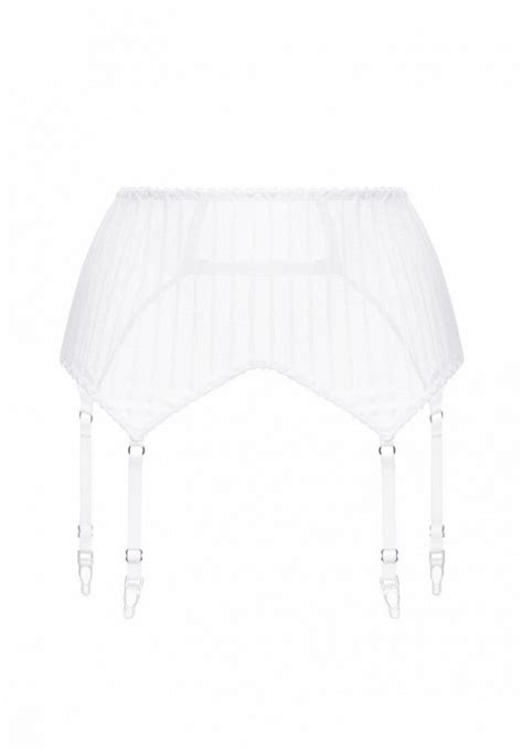 Пояс для чулок Merci Lingerie Simple Passion White цвет белый