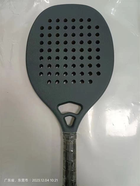 New Design Carbon Fiber Frame Surface Glass Fiber Beach Tennis Racket