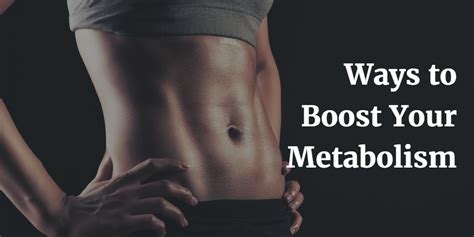 5 Ways To Boost Your Metabolism