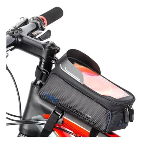 Bolso Delantero Bicicleta Porta Celular Tactil Impermeable