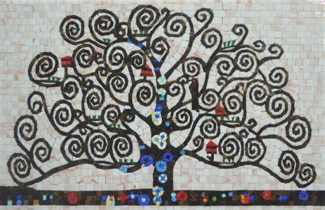 Mosaic Art Tree Of Life Spirals Ii World Of Mosaics