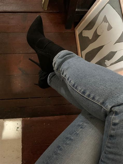 High Heel Boots And Jeans Oc R Highheels