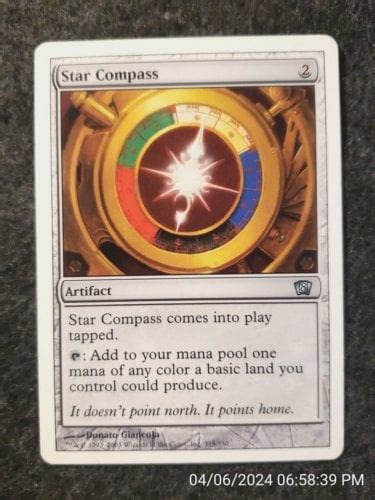 Mtg Star Compass 8th Edition Nm Never Played Magic The Gathering Ds3d1f1 U Walkswithzombies