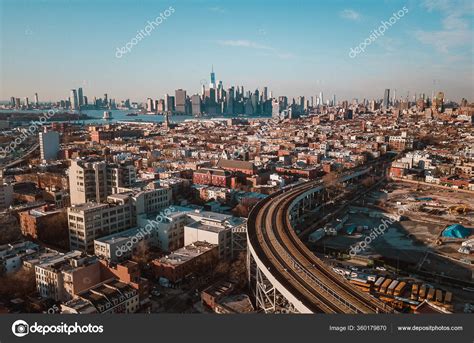 Aerial View New York Train Tracks Stock Photo by ©CreativeFamily 360179870