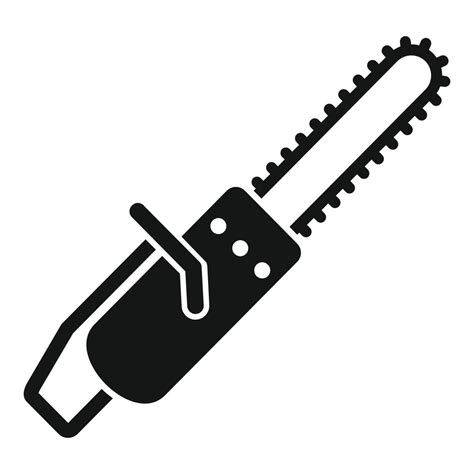 Chainsaw Icon Simple Style Vector Art At Vecteezy