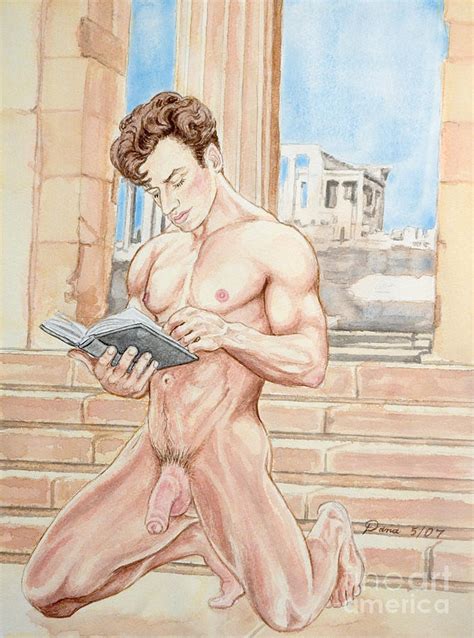 Nude Male Athenian Painting By The Artist Dana Fine Art America