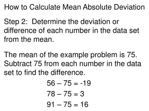 How To Calculate Absolute Deviation From Mean What Is The Purpose Of