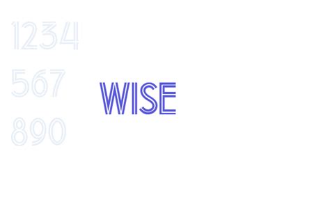 Wise Font Free Download