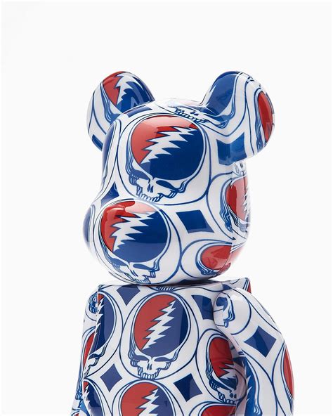 Medicom Toy Be Rbrick X Grateful Dead Steal Your Face 100 400 Gris