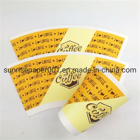 Waterproof Offset Printing Paper Cup Fan With Pe Coated One Side Paper