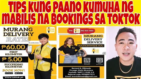 Tips Kung Paano Kumuha Ng Mabilis Na Booking Sa Toktok Youtube