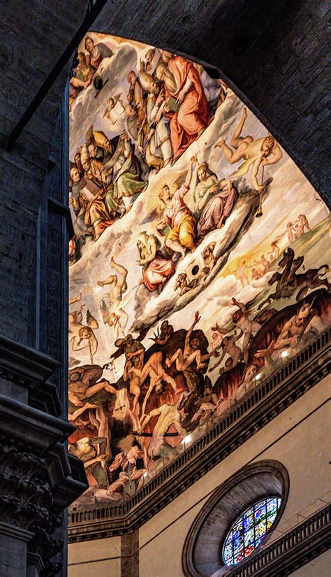 Florence Duomo Frescoes Photograph By Andrew Cottrill Fine Art America